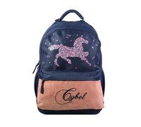 Sac à dos enfant BAGTROTTER Cybel X Phileas Cheval Licorne Bleu - 2 compartiments - L29 x l16 x H43 cm