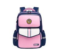 Sac à Dos Enfant, Cartable Léger et Imperméable, Protection de la Colonne Vertébrale, Parfait pour Garçons et Filles à l'École Primaire(Royal blue pink,S)