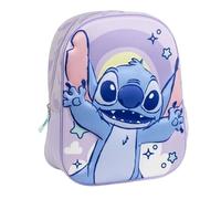 Cerdá Sac à dos enfant Stitch 3D Violet/Bleu Taille unique