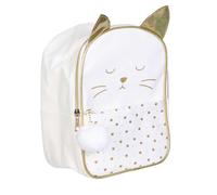 Sac à Dos Enfant Chat Blanc et Doré - CATHY