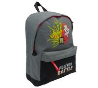 Pokemon Juvenil Adaptable Battle 41x30x14 Cm 17l Backpack Gris Enfants