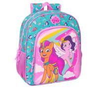 Sac à dos enfant - Educa Borras - My Little Pony Magic - Ergonomique - Poches latérales - Trolley adaptable