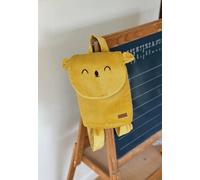 Sac à dos enfant en velours côtelé adele ocre TU