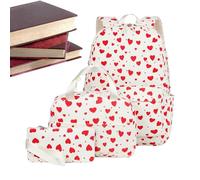 Sac À Dos Enfant - Ensemble Sac École en Velours Côtelé - Boîte À Lunch Trousse Sacoche - pour Filles Femmes Voyage Camping Sport Activités Extérieur Day Trip