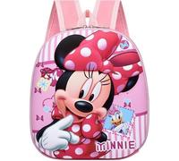 Sac à Dos Enfant Fille Cartable Fille Maternelle Primaire Minnie Mouse Marie Aristochat Accessoires Officiels,26x12x30cm,Rose