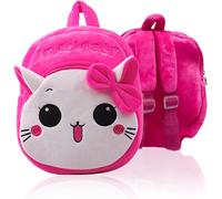 Sac À Dos Enfant, Forme Le Chat Mignonne En Peluche Sac À Dos Crèche, Mini - Sac À Dos École Maternelle Enfant Bébé Tout - Petit Sac, Cartable Scolaire Maternelle Cadeaux Pour Fille