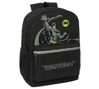 Sac À Dos Enfant Garçon Batman Game Over 43 Cm - Qualité Premium Noir / Jaune TU