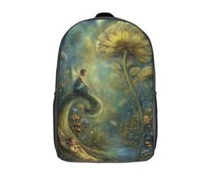 Sac à dos enfant imprimé en 3D, motif royaume des fées enchanté, sac d'école grande capacité, idéal pour les voyages et les livres, pour garçons, élèves du primaire et du collège (17 pouces).