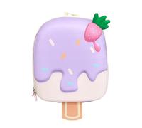 Sac à dos enfant JJDFW Candy, adorable sac d'école pour garçons et filles, motif glace amusant, double bandoulière, saveur enfance