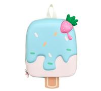 Sac à dos enfant JJDFW Candy, adorable sac d'école pour garçons et filles, motif glace amusant, double bandoulière, saveur enfance