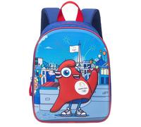 Sac à Dos Enfant - JO - Paris 2024 - Polyester - Lanières Ajustables - 32x25x11 cm