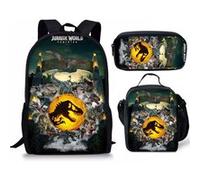 Sac à dos enfant Jurassic World 3 - Toile - Multicolore - Léger et portable04 G