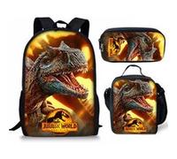 Sac à dos enfant Jurassic World 3 - Toile - Multicolore - Léger et portable07 Multicolore G