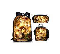 Sac à dos enfant Jurassic World 3 - Toile - Multicolore - Léger et portable09
