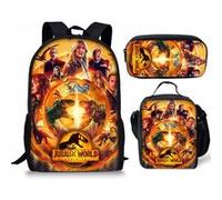 Sac à dos enfant Jurassic World 3 - Toile - Multicolore - Léger et portable13