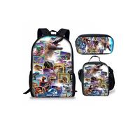 Sac à dos enfant Jurassic World 3 - Toile - Multicolore - Léger et portable14