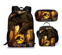 Sac à dos enfant Jurassic World 3 - Toile - Multicolore - Léger et portable15 Multicolore G