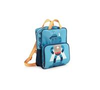 Lilliputiens Super Marius With Lunch Pocket Backpack Bleu
