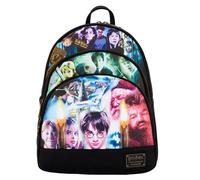 Sac Ã dos enfant Loungefly Harry Potter Trilogy Noir 26,2x34,3x13,7 cm