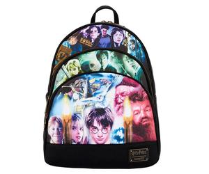 Sac Ã dos enfant Loungefly Harry Potter Trilogy Noir 26,2x34,3x13,7 cm