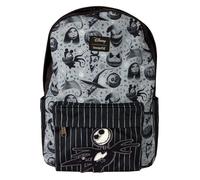 Sac à dos enfant - LOUNGEFLY - Loungefly Disney Nightmare Before Christmas - Noir - Bretelles réglables - Poche frontale