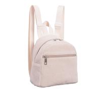 Sac a Dos Enfant Maternelle Velours Côtelé Ours, leger cartable fille primaire couleur unie Cartable Sac a Dos Enfant Maternelle Fille & Garcon, Velours Côtelé Ours Sac à Dos Ecole (White, One Size)