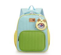 Sac à Dos Enfant,Sac à Dos Primaire en Nylon Léger pour Maternelle - Bleu clair