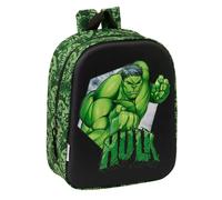 Sac Ã dos enfant Safta Marvel Hulk Vert 22x10x27 cm
