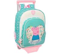 Safta Peppa Pig Pretty Flowers Wheeled Backpack One Size