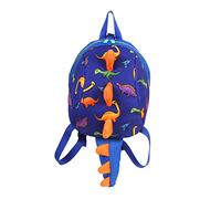 Sac A Dos Enfant - Saison Scolaire Étudiant Sac À Dos Enfants Mignon Drôle Queue Dinosaure Motif Fermeture Éclair Dessin Animé Sac (Dark Blue One Size)