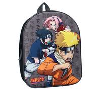 Vadobag Sac à dos 3D 135-4069 NARUTO SASUKE SAKURA Ninja en formation - Sac à dos pour enfants | école maternelle - Multicolore - dimensions 32 x 26 x 11 cm, multicolore, taille unique