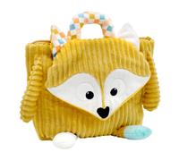 Déglingos Sac à dos en velours côtelé – design mignon, bretelles à carreaux – dès 18 mois