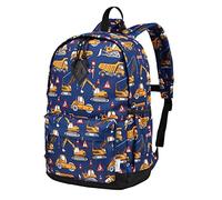 Sac à Dos Enfants, VASCHY Cartable Garçons Maternelle 4-6 Ans Mignon Léger Imperméable Sac a Dos Dinosaure Licorne pour A4 Dossiers Primaire Préscolaire avec Sangle de Poitrine, Camion, Taille unique
