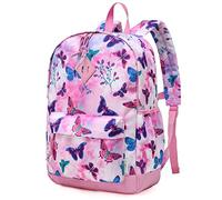 Sac à Dos Enfants, VASCHY Cartable Garçons Maternelle 4-6 Ans Mignon Léger Imperméable Sac a Dos Dinosaure Licorne pour A4 Dossiers Primaire Préscolaire avec Sangle de Poitrine, Papillon, Taille