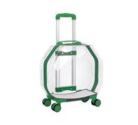 Sac à dos enroulé pour animaux de compagnie, Boîte extérieure transparente for animaux de compagnie, valise à roulettes for animaux de compagnie, valise à roulettes portable, valise for animaux de com