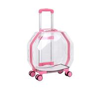 Sac à dos enroulé pour animaux de compagnie, Boîte extérieure transparente for animaux de compagnie, valise à roulettes for animaux de compagnie, valise à roulettes portable, valise for animaux de com