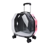 Sac à dos enroulé pour animaux de compagnie, Boîte extérieure transparente for animaux de compagnie, valise à roulettes for animaux de compagnie, valise à roulettes portable, valise for animaux de com