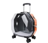 Sac à dos enroulé pour animaux de compagnie, Boîte extérieure transparente for animaux de compagnie, valise à roulettes for animaux de compagnie, valise à roulettes portable, valise for animaux de com