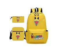 Sac à dos Ensemble de trois sacs à dos pour étudiants Rainbow Friends modélisé de 5