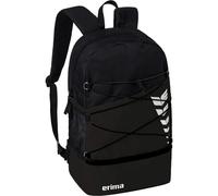 Erima Sac à dos Six Wings 7232408 – compartiment inférieur, unisexe – Noir TU