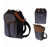 Sac à dos et bandoulière imperméable Basil Miles Daypack 17L Noir