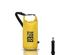 Sac à dos étanche 2/5/10/20L litres, Dry Bag Mer, Etui Pochette Imperméable Sangle bandoulière réglable pour bateau pêche Rafting plage sports nautiques, Protéger Téléphone/Argent/Carte/Clé