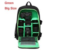 Sac à dos étanche pour appareil photo reflex numérique,sac multifonctionnel extérieur,sac photo,étui pour objectif Nikon IL - Type green big size