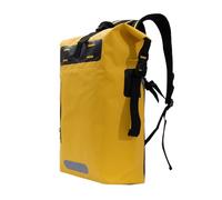 Sac à dos étanche pour kayak, organiseur de matériel de randonnée, 50 x 32 x 15 cm, fermeture sécurisée par rouleau, excellent pour le camping, l'escalade, la photographie de plage, les voyages, jaune