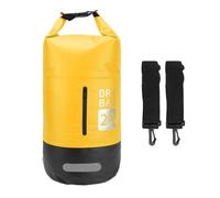 Sac à Dos Étanche PVC 20L, Sac Sec roulettes Kayak Camping | Fermeture enroulable haut, 500D enduit, bretelles mains libres, bandes réfléchissantes, poche avant accès rapide