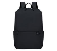 Sac à dos étudiant 2026, motif de mode, simple couleur unie, bandoulière légère et confortable, voyage en plein air, sac à dos de grande capacité (noir, taille unique)