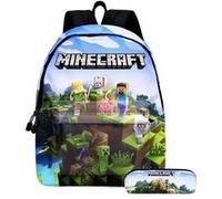 Sac à dos étudiant Minecraft Creeper - Dessin animé - Version A