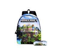 Sac à dos étudiant Minecraft Creeper - Dessin animé - Version A
