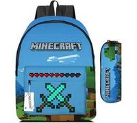 Sac à dos étudiant Minecraft Creeper - Dessin animé - Version I