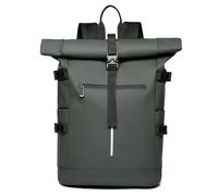 Sac à Dos Extensible Etanche Roll-Top Sac à Dos Avec Compartiment Pour Ordinateur Portable 15.6 Pouces Pour Homme/Femme - Vert